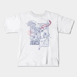 Japanese icon illustration design Kids T-Shirt